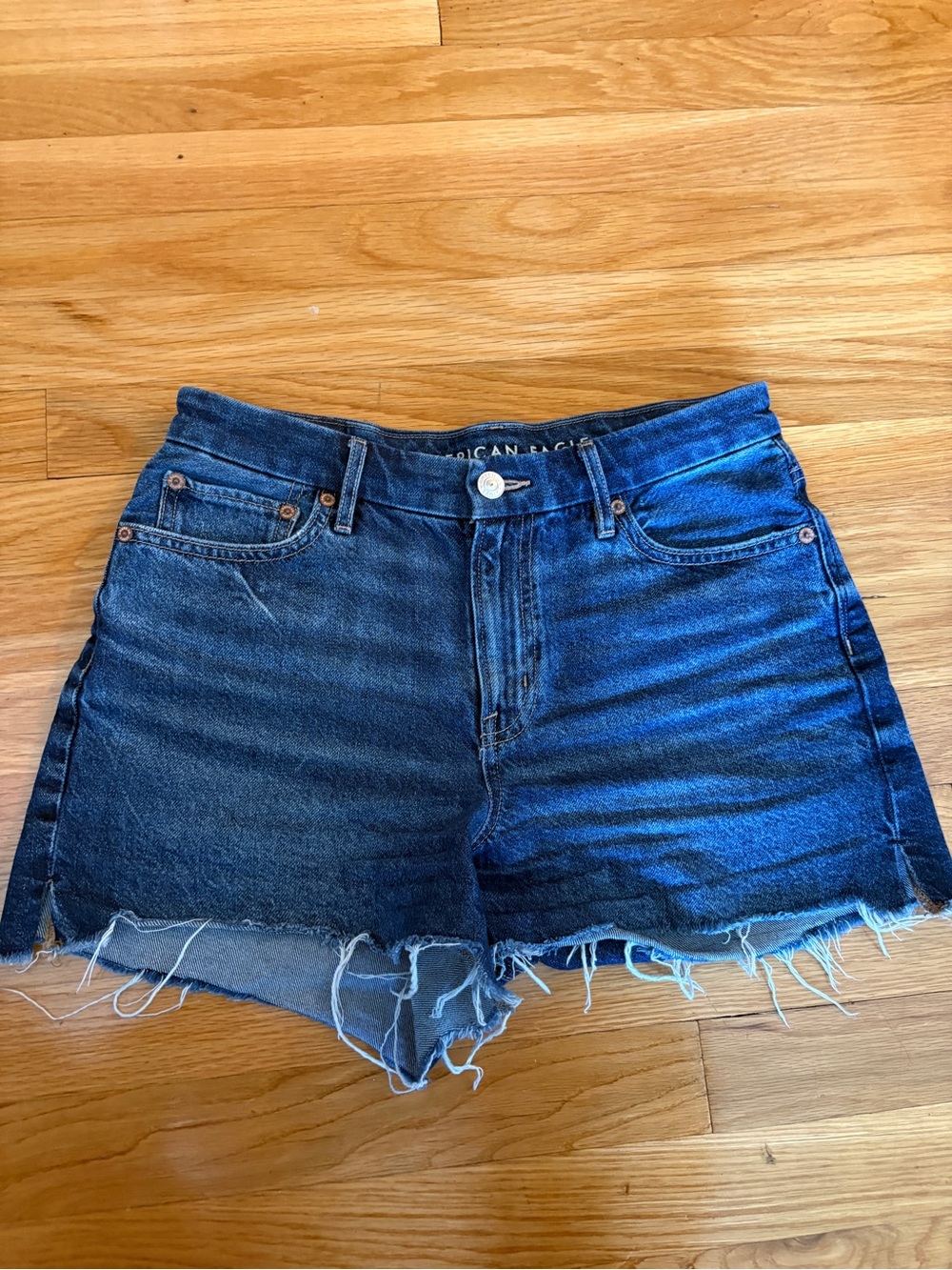 American Eagle Outfitters Curvy Relaxed Denim Shorts Size 2